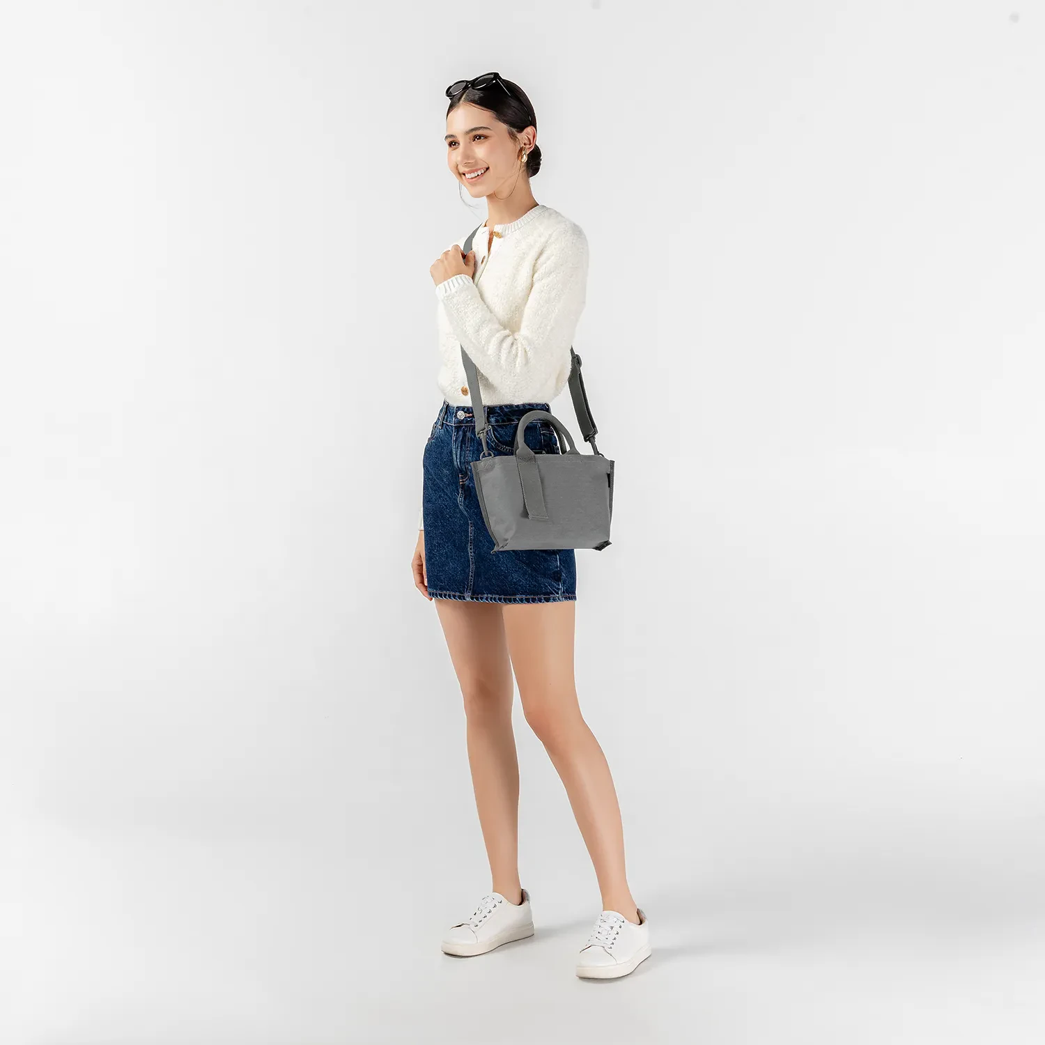 ESLONA MINI CROSSBODY BAG - STONE